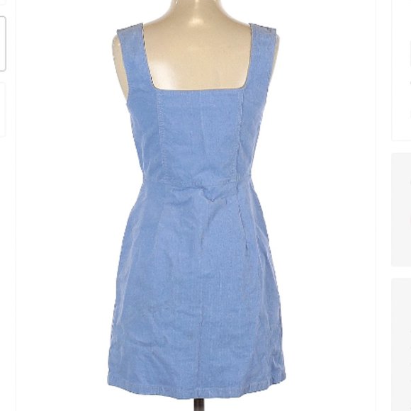 Urban Outfitters White Denim Button-Down Dress - Picture 6 of 6